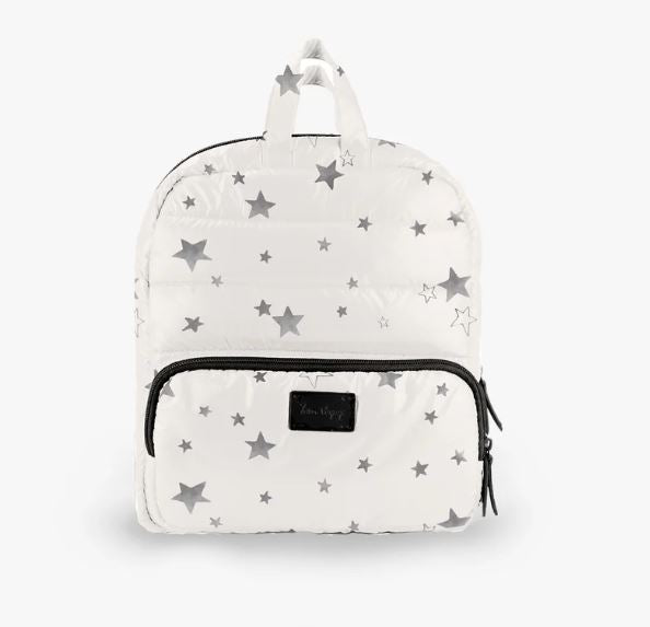 7AM Midi Backpack Print White Stars