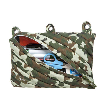 Zipit 3 Ring Camo Pencil Pouch